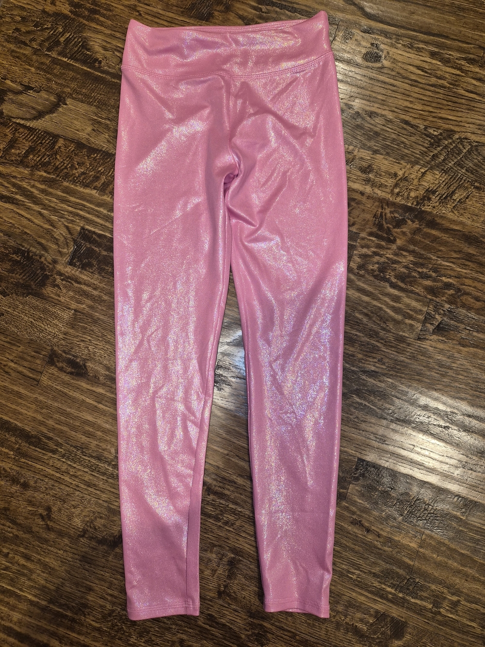 The Children's Place Girls Shiny Pink Girls' Leggings Sz 10